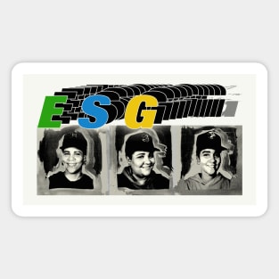 ESG ---- Original Glitch Art Magnet